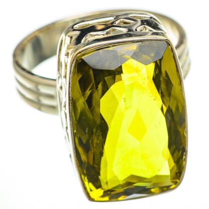 Olive Quartz Rings handcrafted by Ana Silver Co - RING70684