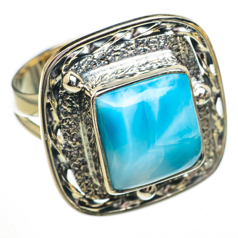 Larimar Rings handcrafted by Ana Silver Co - RING70685