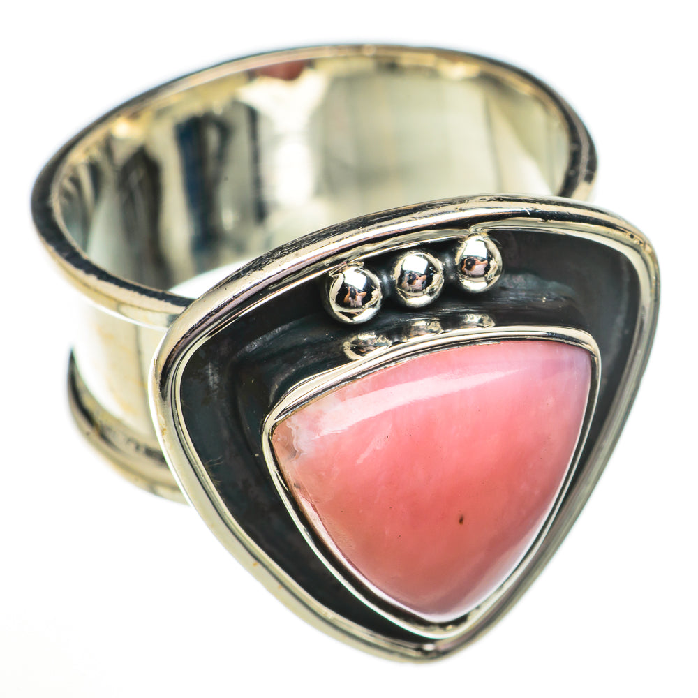 Pink Opal Rings handcrafted by Ana Silver Co - RING70706