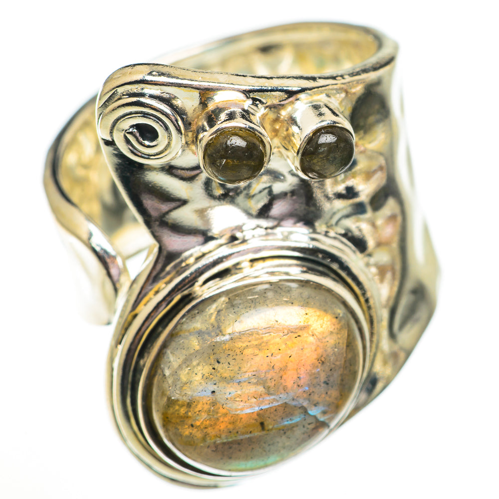 Labradorite Rings handcrafted by Ana Silver Co - RING70722
