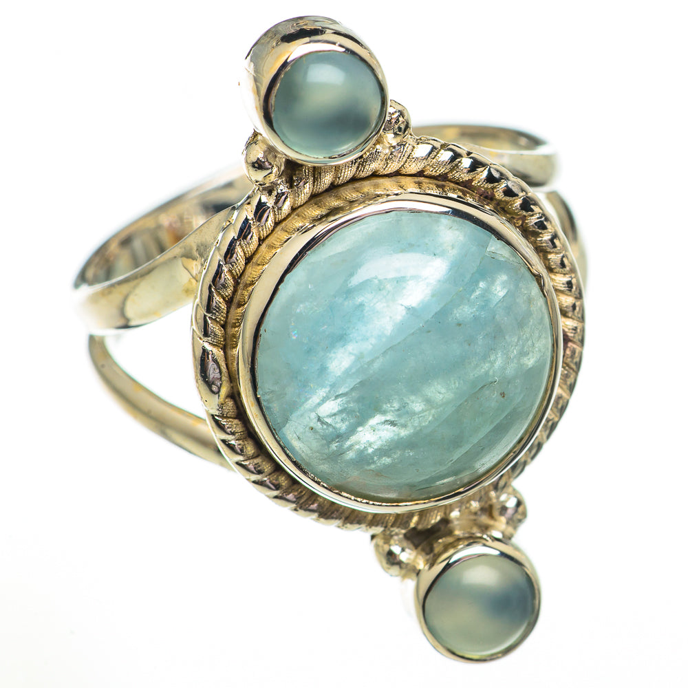 Aquamarine Rings handcrafted by Ana Silver Co - RING70724