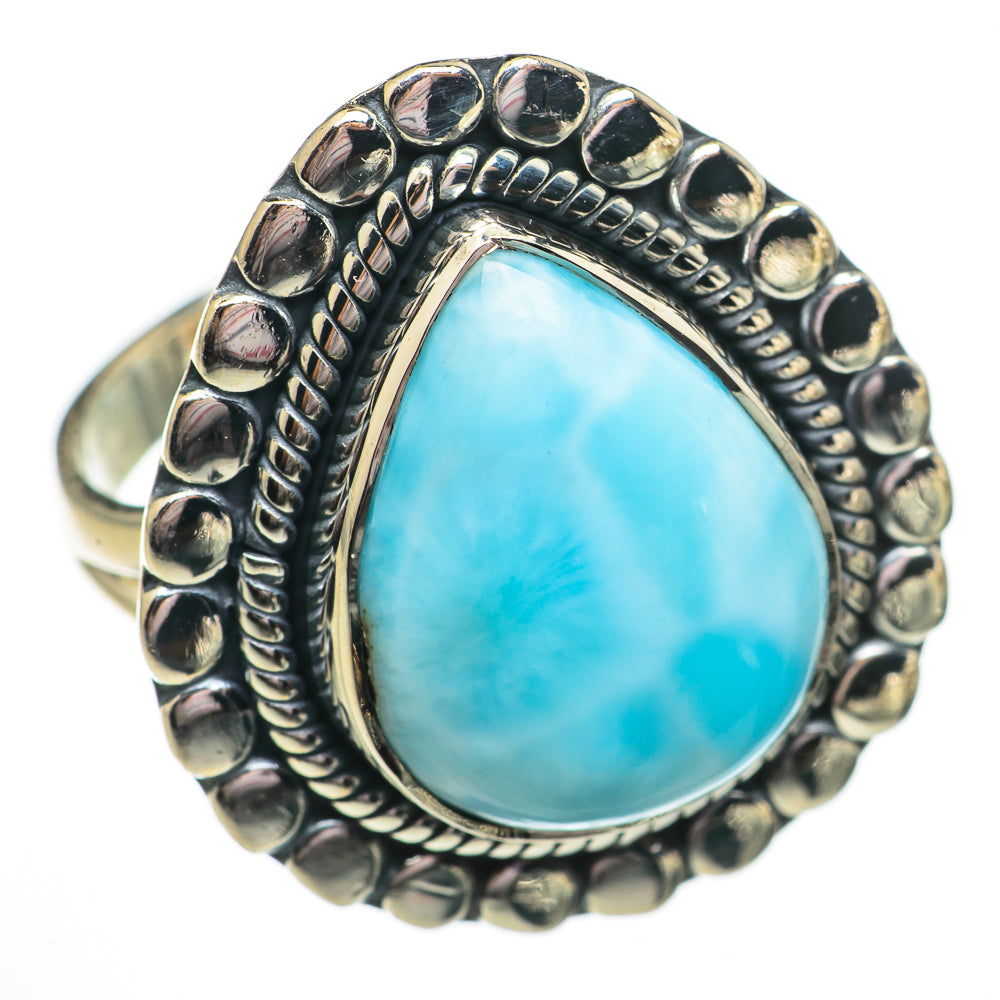 Larimar Rings handcrafted by Ana Silver Co - RING70725
