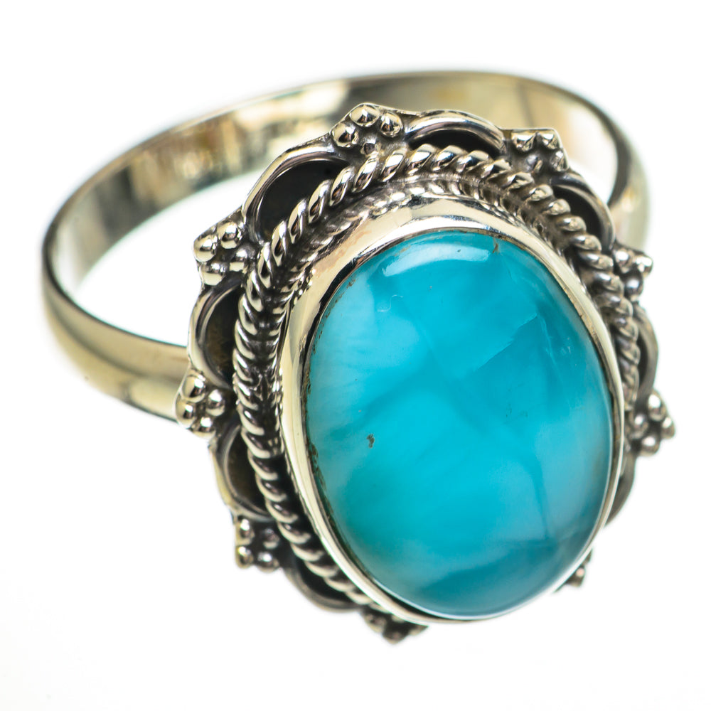 Larimar Rings handcrafted by Ana Silver Co - RING70728