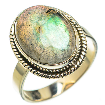 Labradorite Rings handcrafted by Ana Silver Co - RING70730
