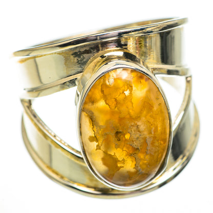 Plume Agate Rings handcrafted by Ana Silver Co - RING70737