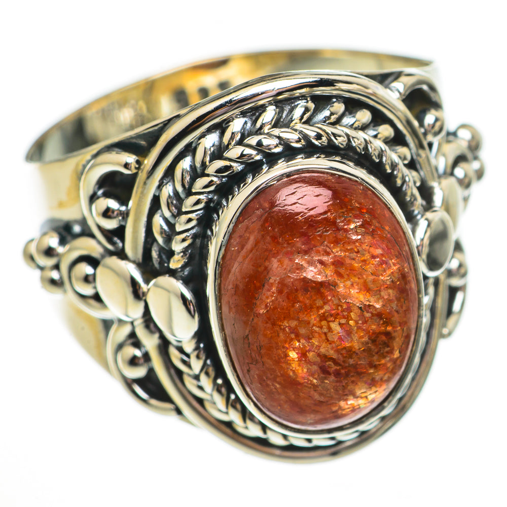 Sunstone Rings handcrafted by Ana Silver Co - RING70738