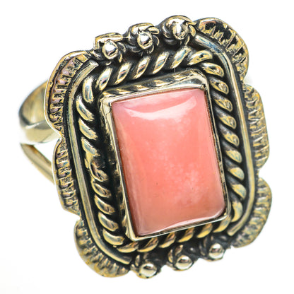 Pink Opal Rings handcrafted by Ana Silver Co - RING70743