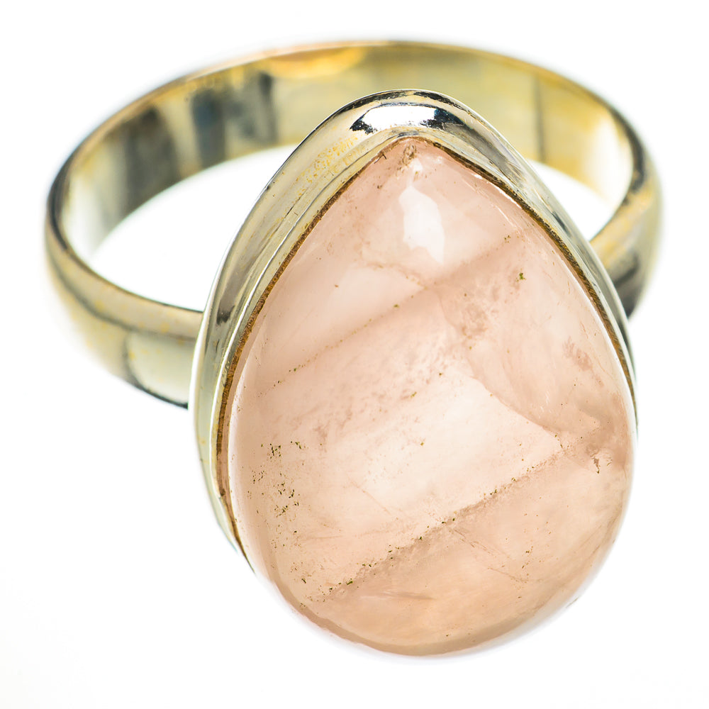 Rose Quartz Rings handcrafted by Ana Silver Co - RING70744