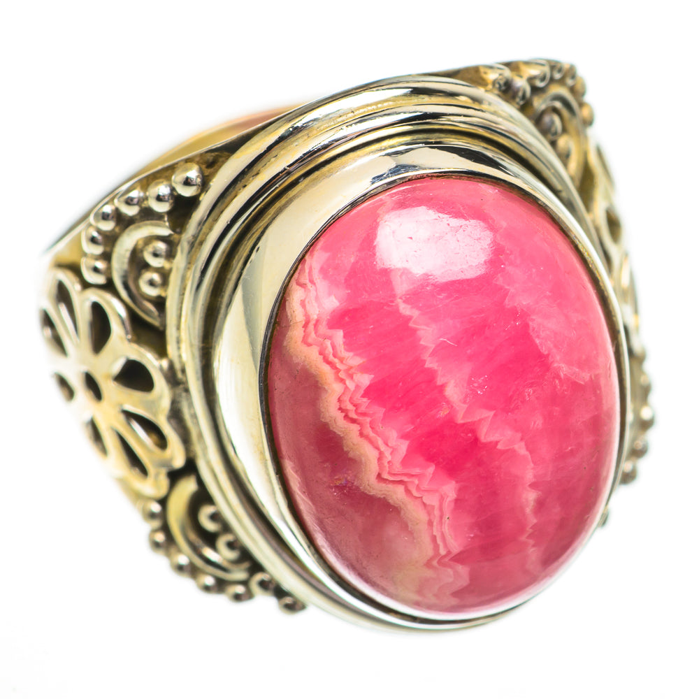 Rhodochrosite Rings handcrafted by Ana Silver Co - RING70745