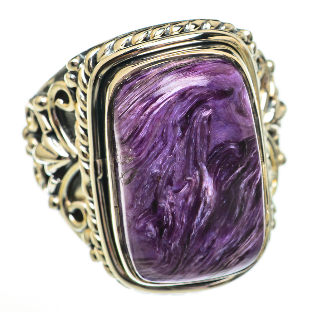Charoite Rings handcrafted by Ana Silver Co - RING70747