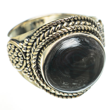 Psilomelane Rings handcrafted by Ana Silver Co - RING70748