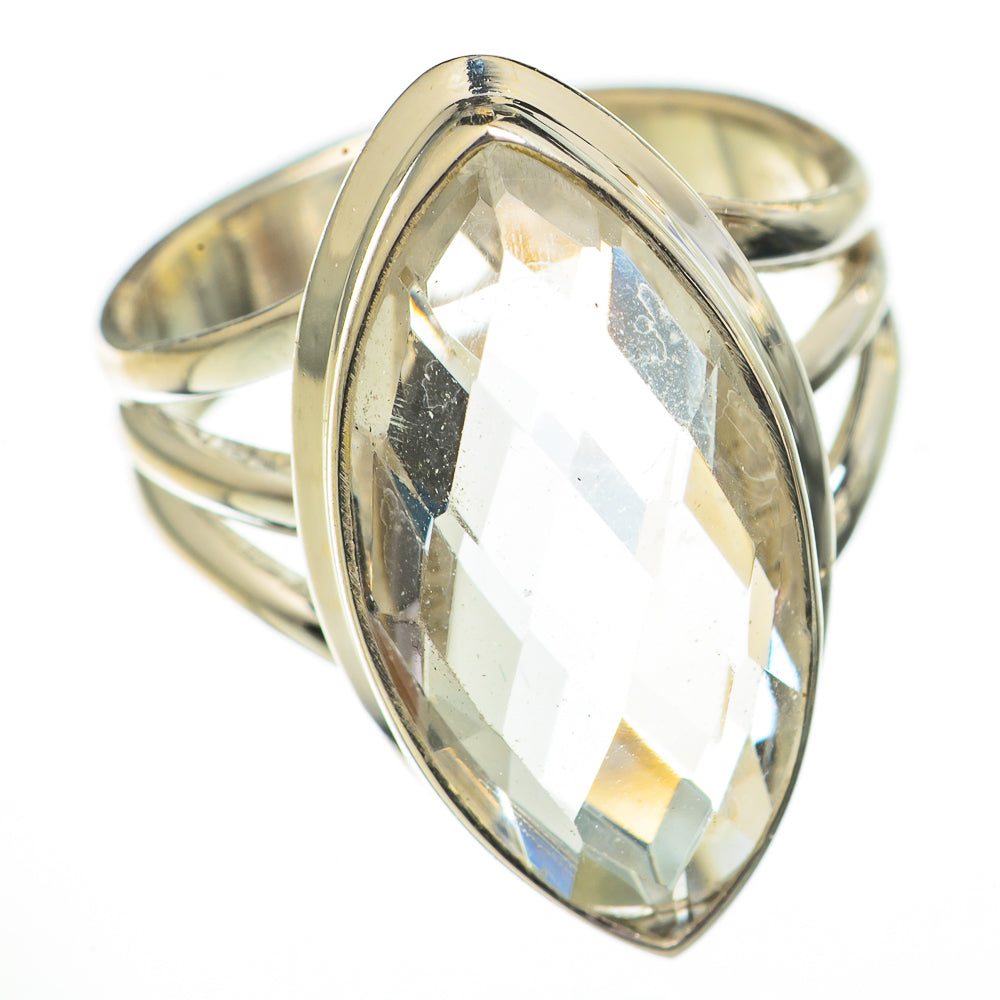 White Quartz Rings handcrafted by Ana Silver Co - RING70751
