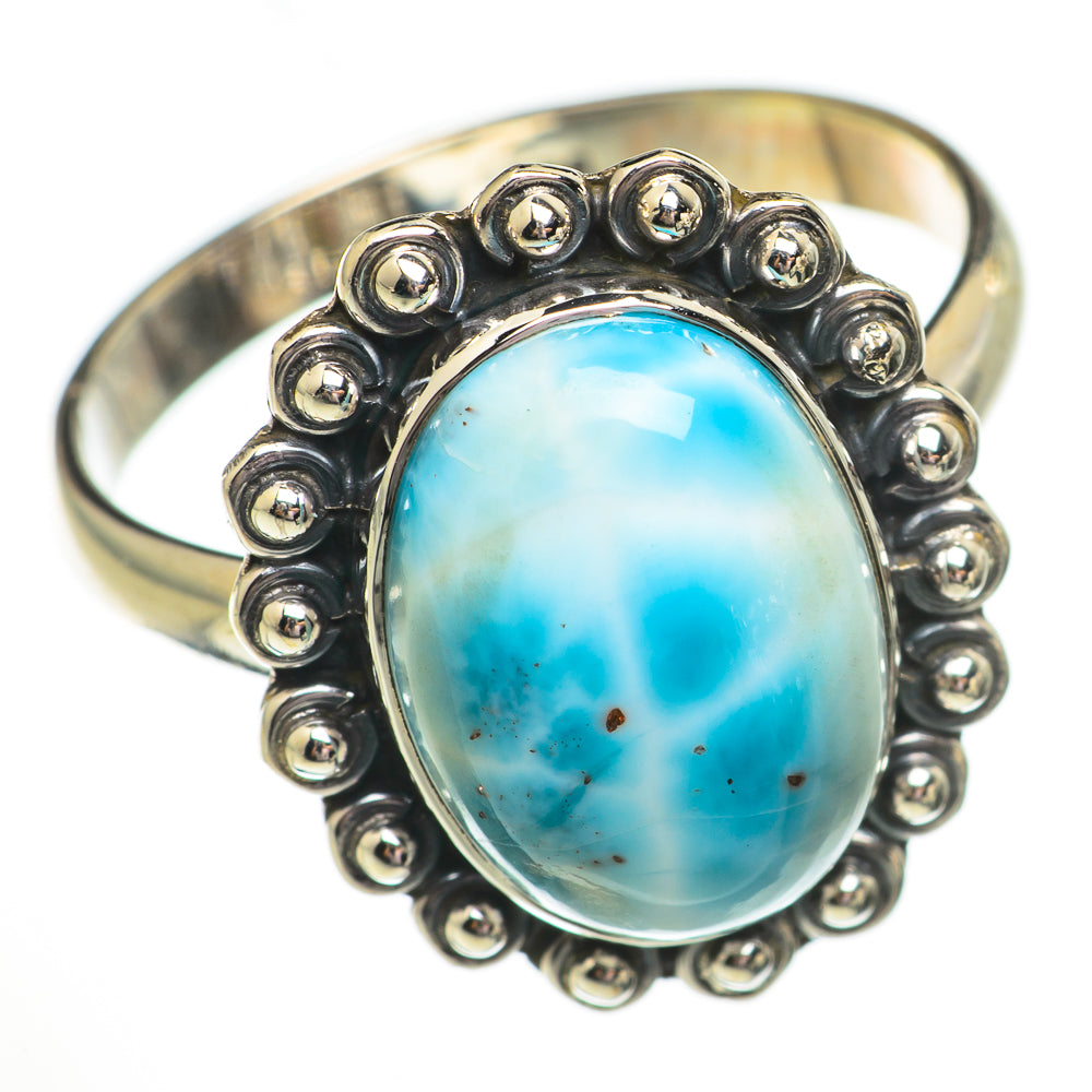 Larimar Rings handcrafted by Ana Silver Co - RING70758