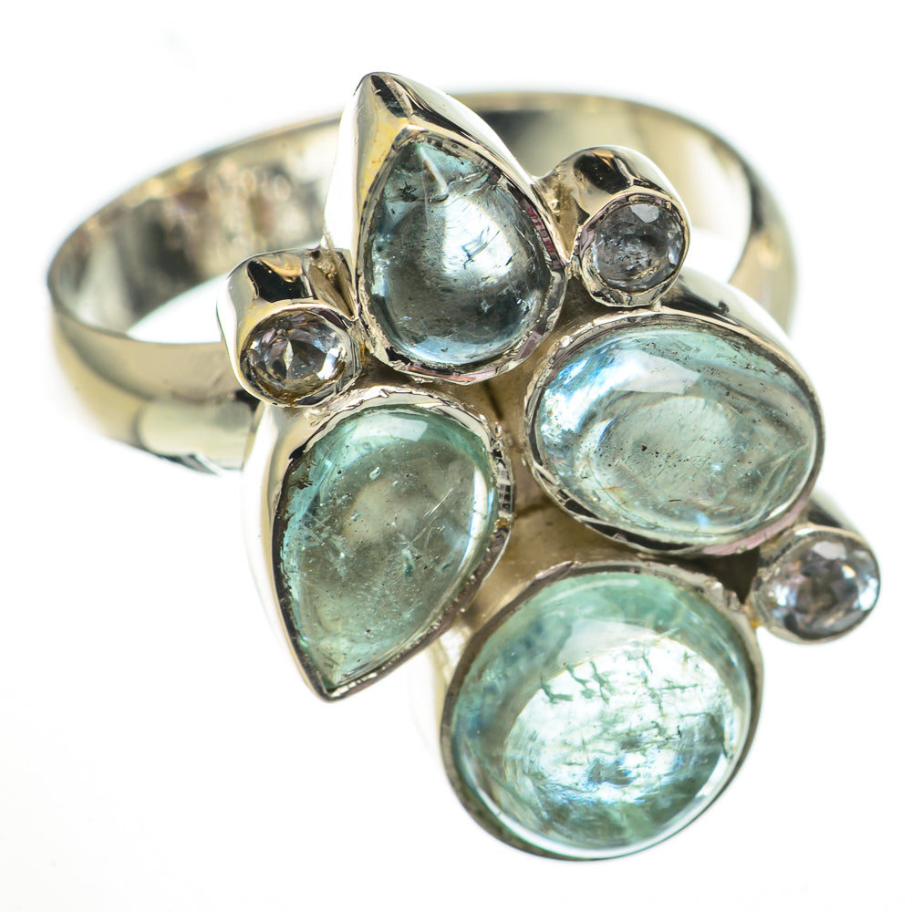 Aquamarine Rings handcrafted by Ana Silver Co - RING70760