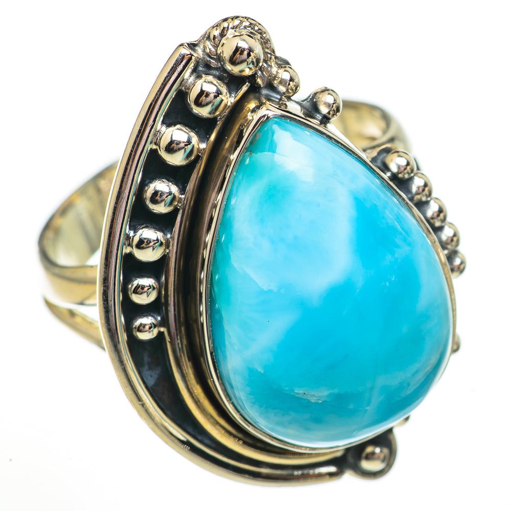 Larimar Rings handcrafted by Ana Silver Co - RING70764