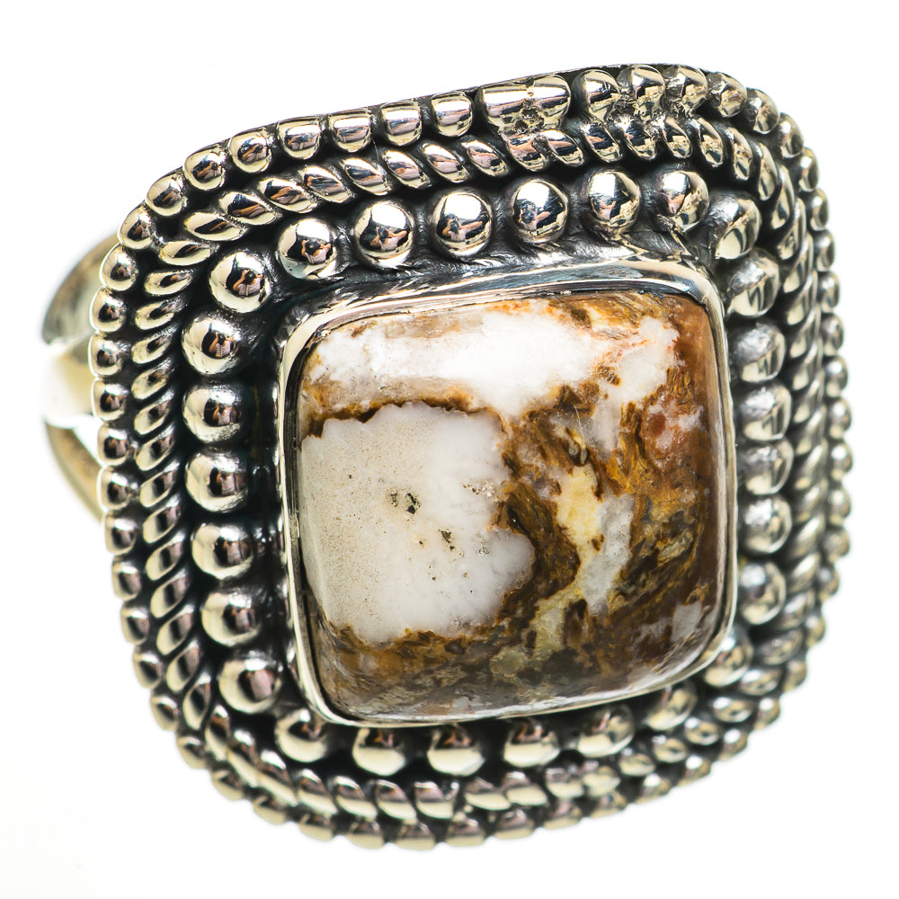 Peanut Wood Jasper Rings handcrafted by Ana Silver Co - RING70771