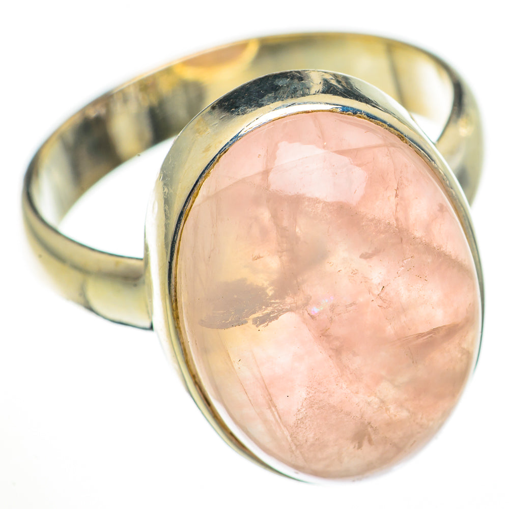 Rose Quartz Rings handcrafted by Ana Silver Co - RING70778