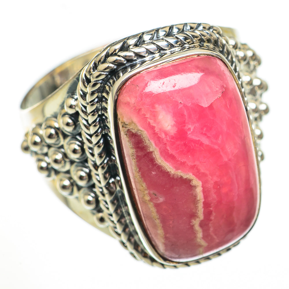 Rhodochrosite Rings handcrafted by Ana Silver Co - RING70780