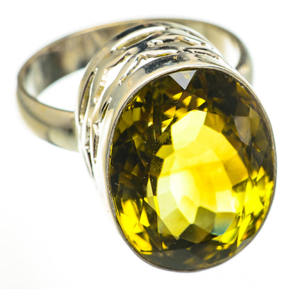 Olive Quartz Rings handcrafted by Ana Silver Co - RING70793