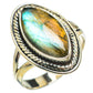 Labradorite Rings handcrafted by Ana Silver Co - RING70795