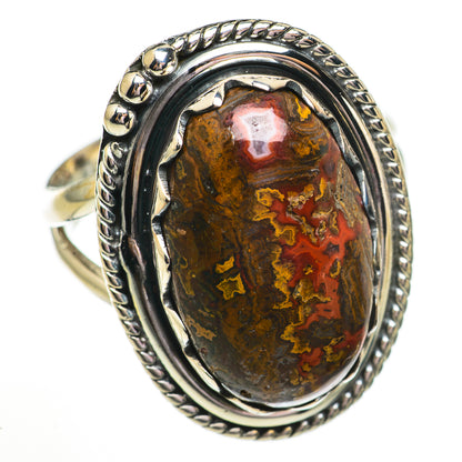 Moroccan Agate Rings handcrafted by Ana Silver Co - RING70810