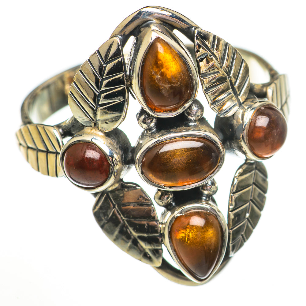 Baltic Amber Rings handcrafted by Ana Silver Co - RING70812