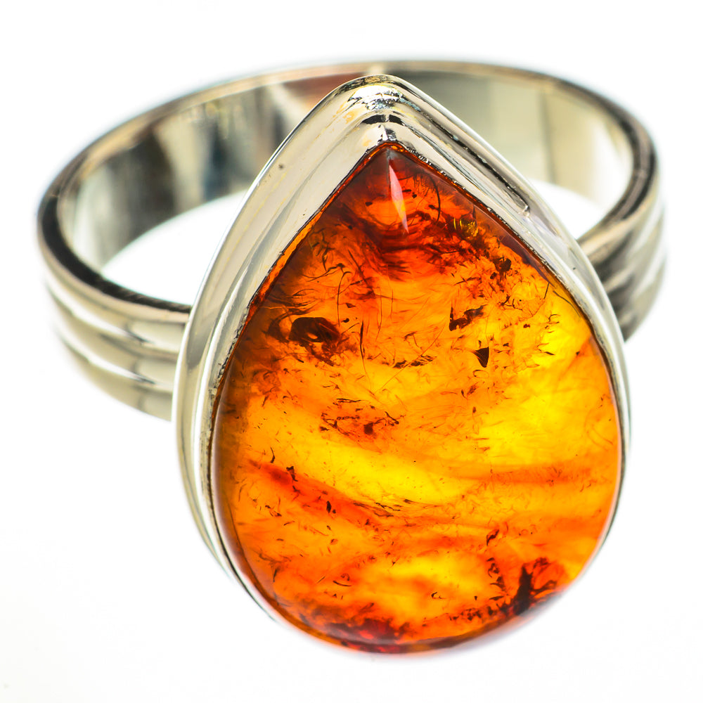 Baltic Amber Rings handcrafted by Ana Silver Co - RING70814