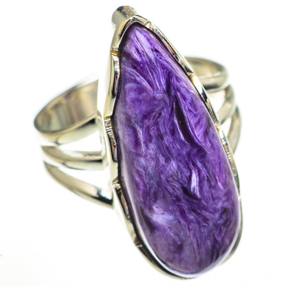Charoite Rings handcrafted by Ana Silver Co - RING70816
