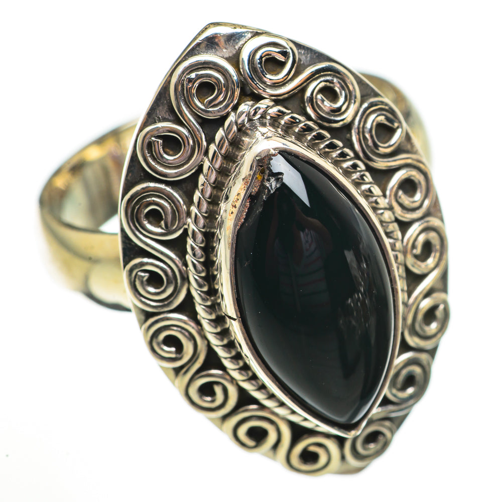 Black Onyx Rings handcrafted by Ana Silver Co - RING70818
