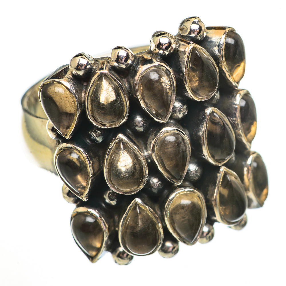 Smoky Quartz Rings handcrafted by Ana Silver Co - RING70821