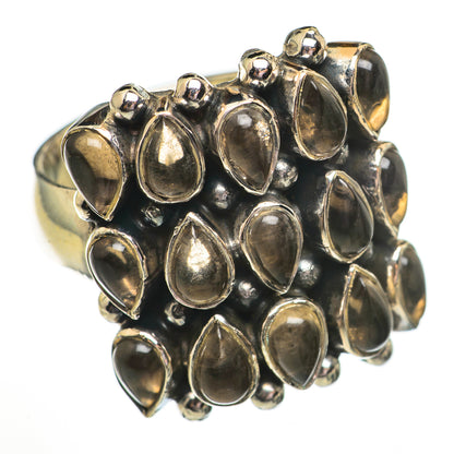 Smoky Quartz Rings handcrafted by Ana Silver Co - RING70821