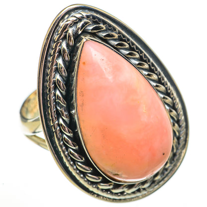 Pink Opal Rings handcrafted by Ana Silver Co - RING70828