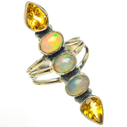 Ethiopian Opal Rings handcrafted by Ana Silver Co - RING70848