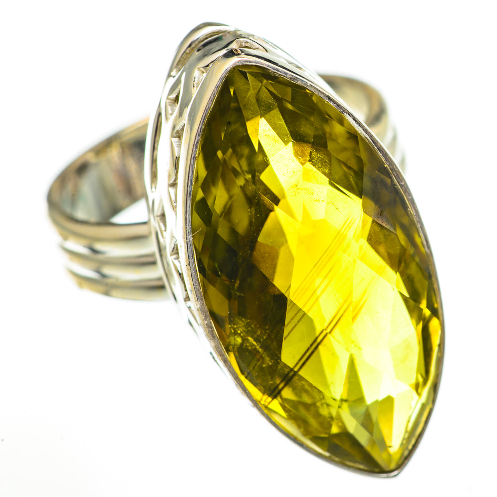 Olive Quartz Rings handcrafted by Ana Silver Co - RING70849