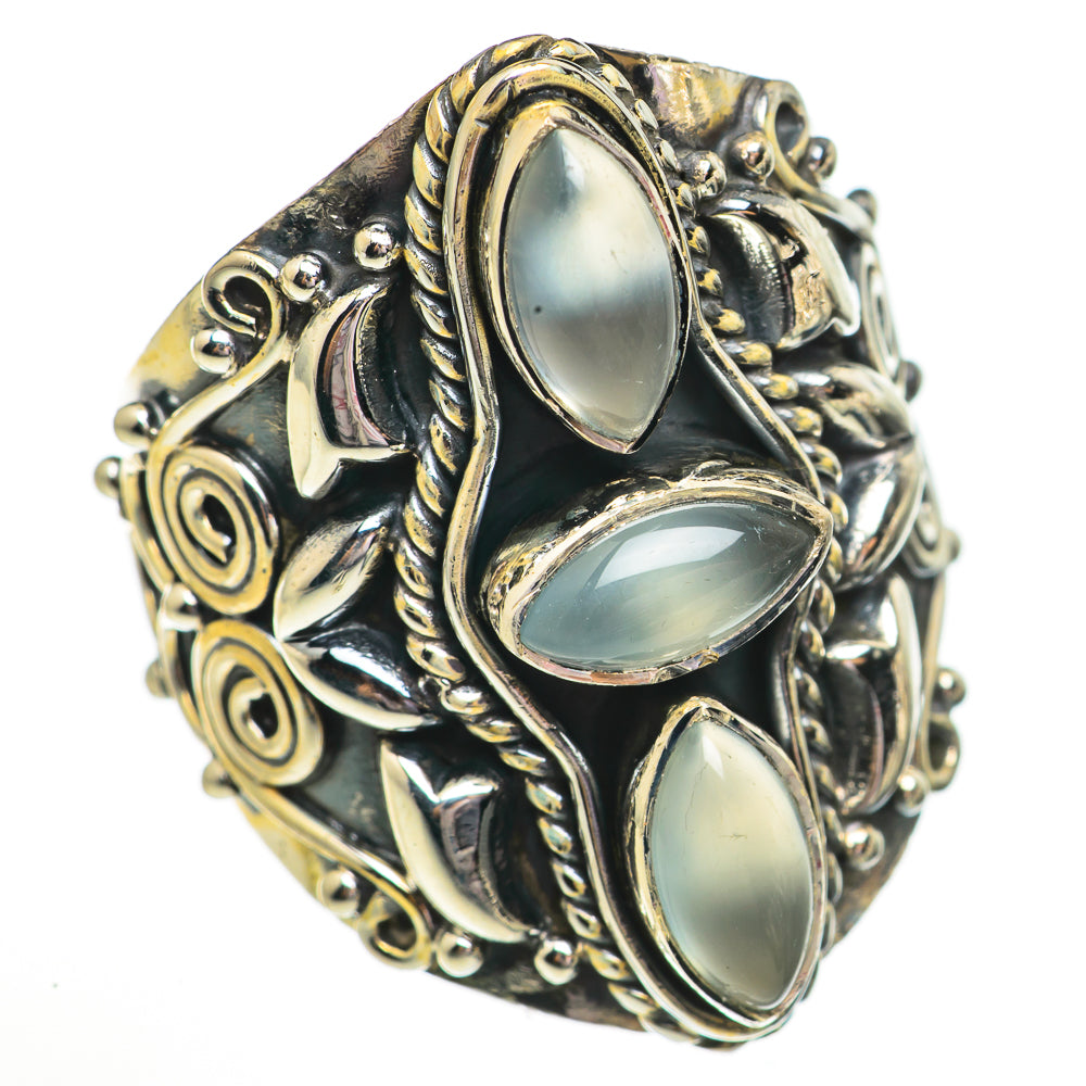Aqua Chalcedony Rings handcrafted by Ana Silver Co - RING70851