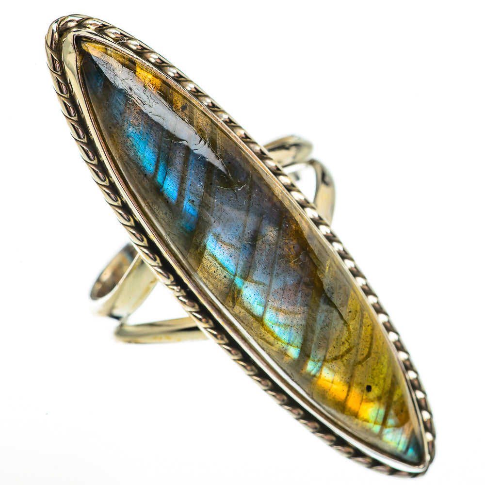Labradorite Rings handcrafted by Ana Silver Co - RING70860