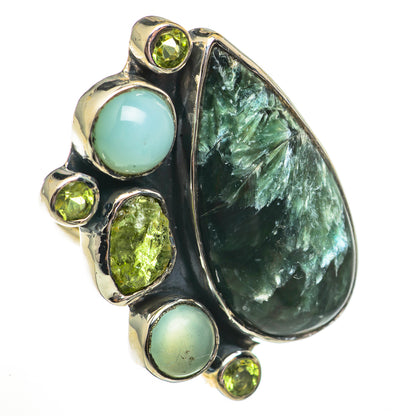 Seraphinite Rings handcrafted by Ana Silver Co - RING70863