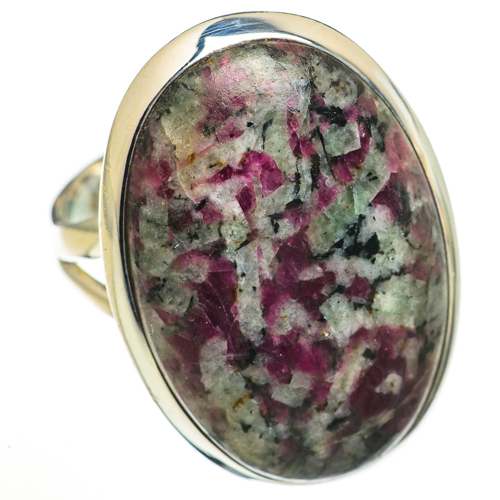 Russian Eudialyte Rings handcrafted by Ana Silver Co - RING70870