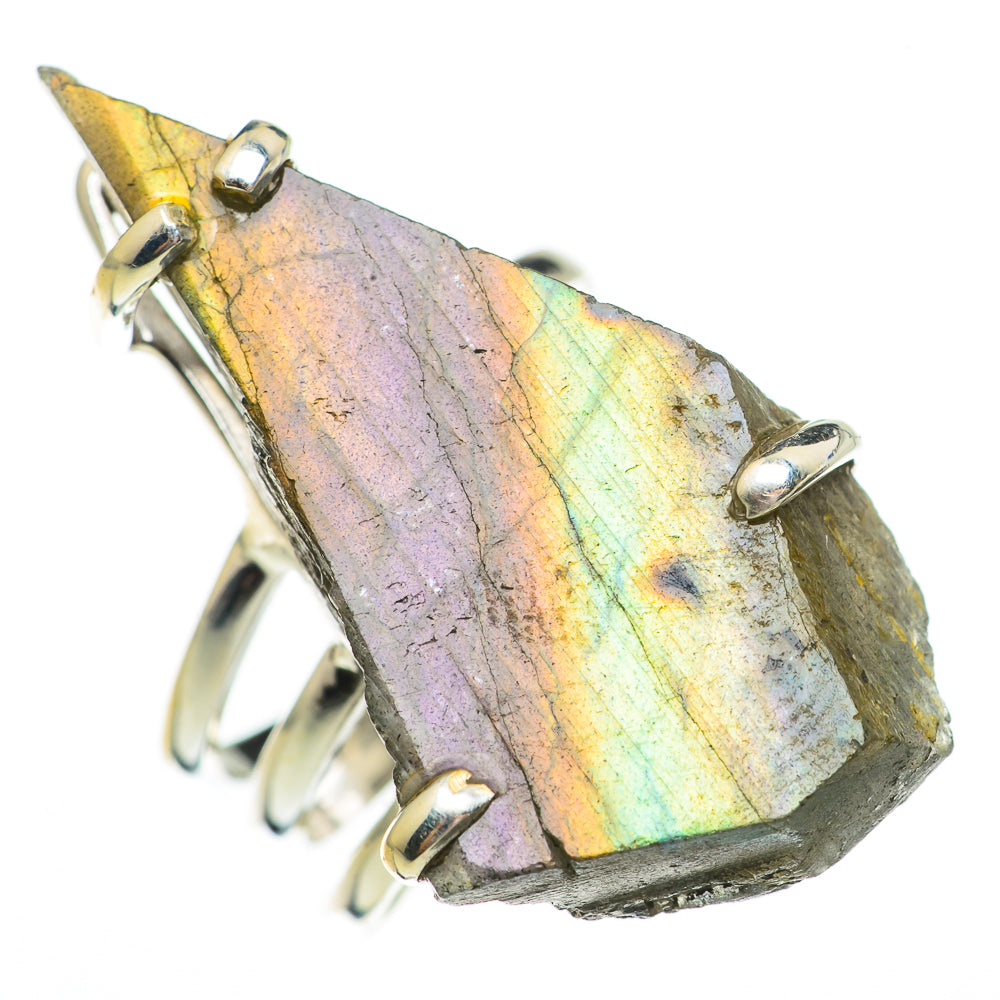 Labradorite Rings handcrafted by Ana Silver Co - RING70883