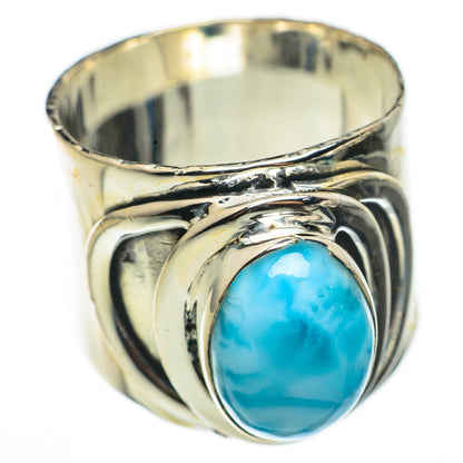 Larimar Rings handcrafted by Ana Silver Co - RING70886