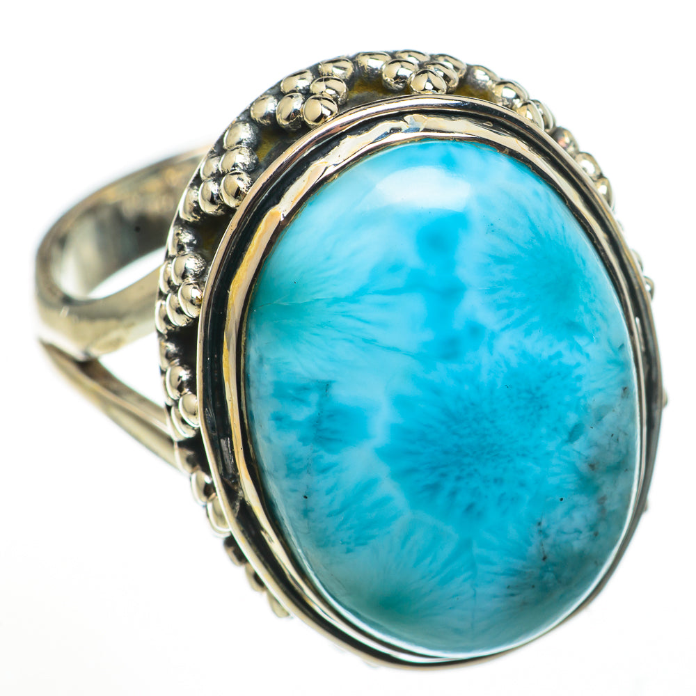 Larimar Rings handcrafted by Ana Silver Co - RING70892