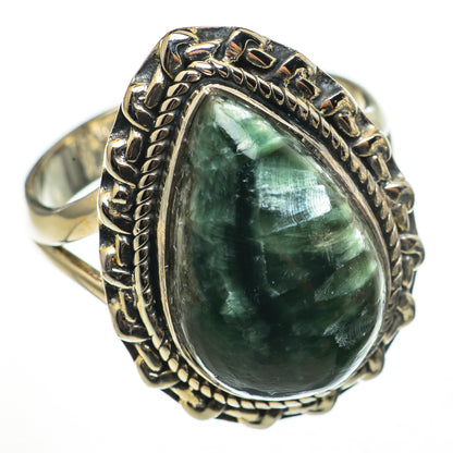 Seraphinite Rings handcrafted by Ana Silver Co - RING70894