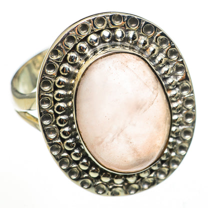 Rose Quartz Rings handcrafted by Ana Silver Co - RING70904