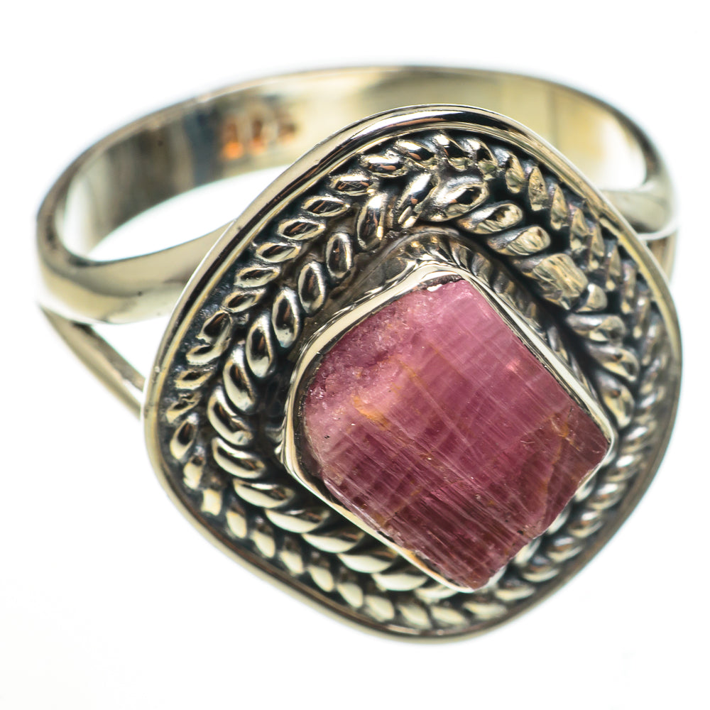 Pink Tourmaline Rings handcrafted by Ana Silver Co - RING70905