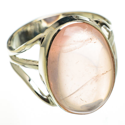 Rose Quartz Rings handcrafted by Ana Silver Co - RING70907