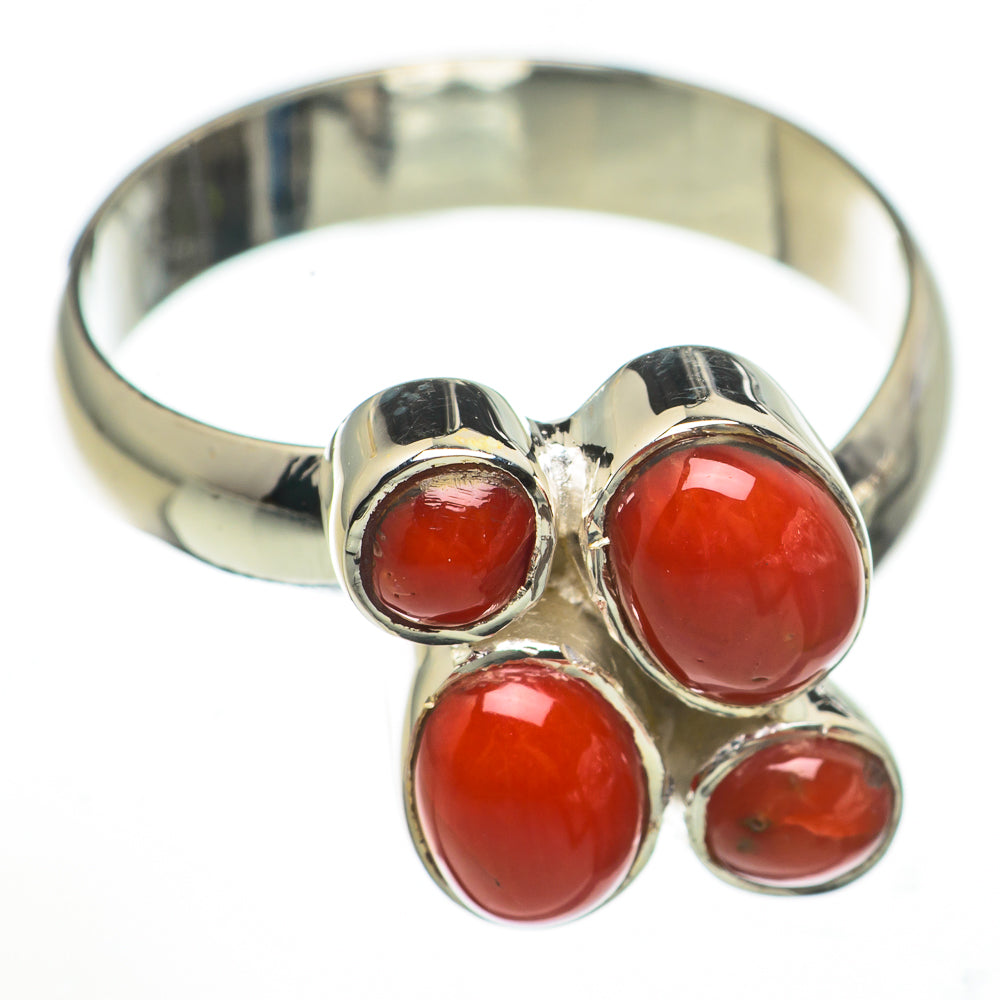 Red Onyx Rings handcrafted by Ana Silver Co - RING70909