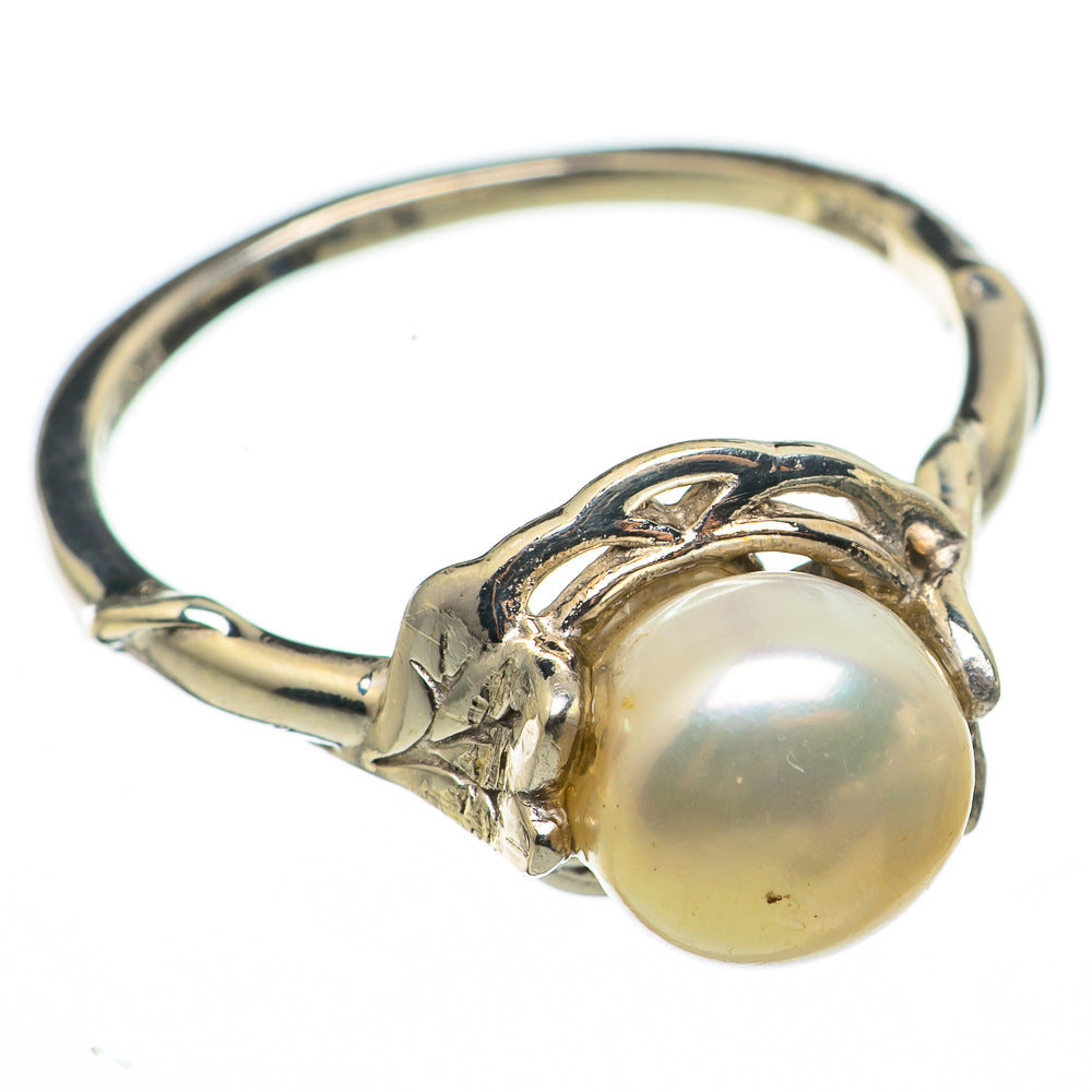 Cultured Pearl Rings handcrafted by Ana Silver Co - RING70920