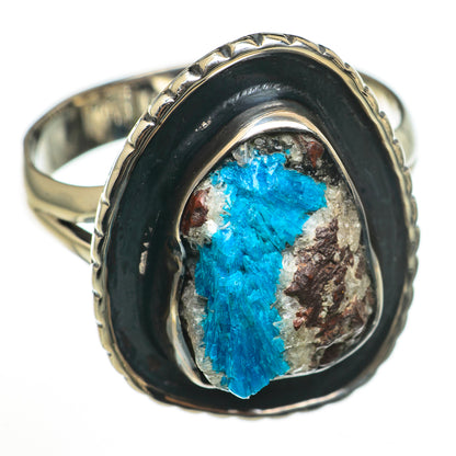 Cavansite Crystal Rings handcrafted by Ana Silver Co - RING70923