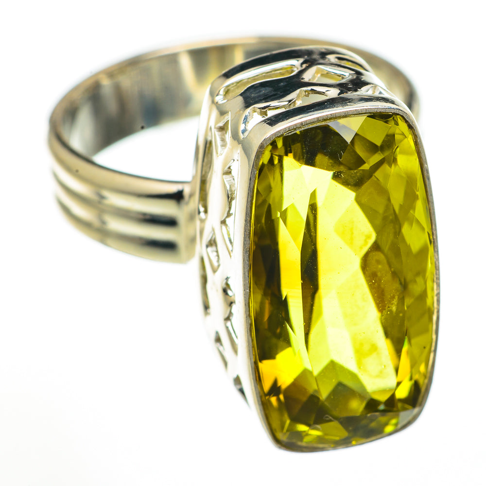 Olive Quartz Rings handcrafted by Ana Silver Co - RING70924