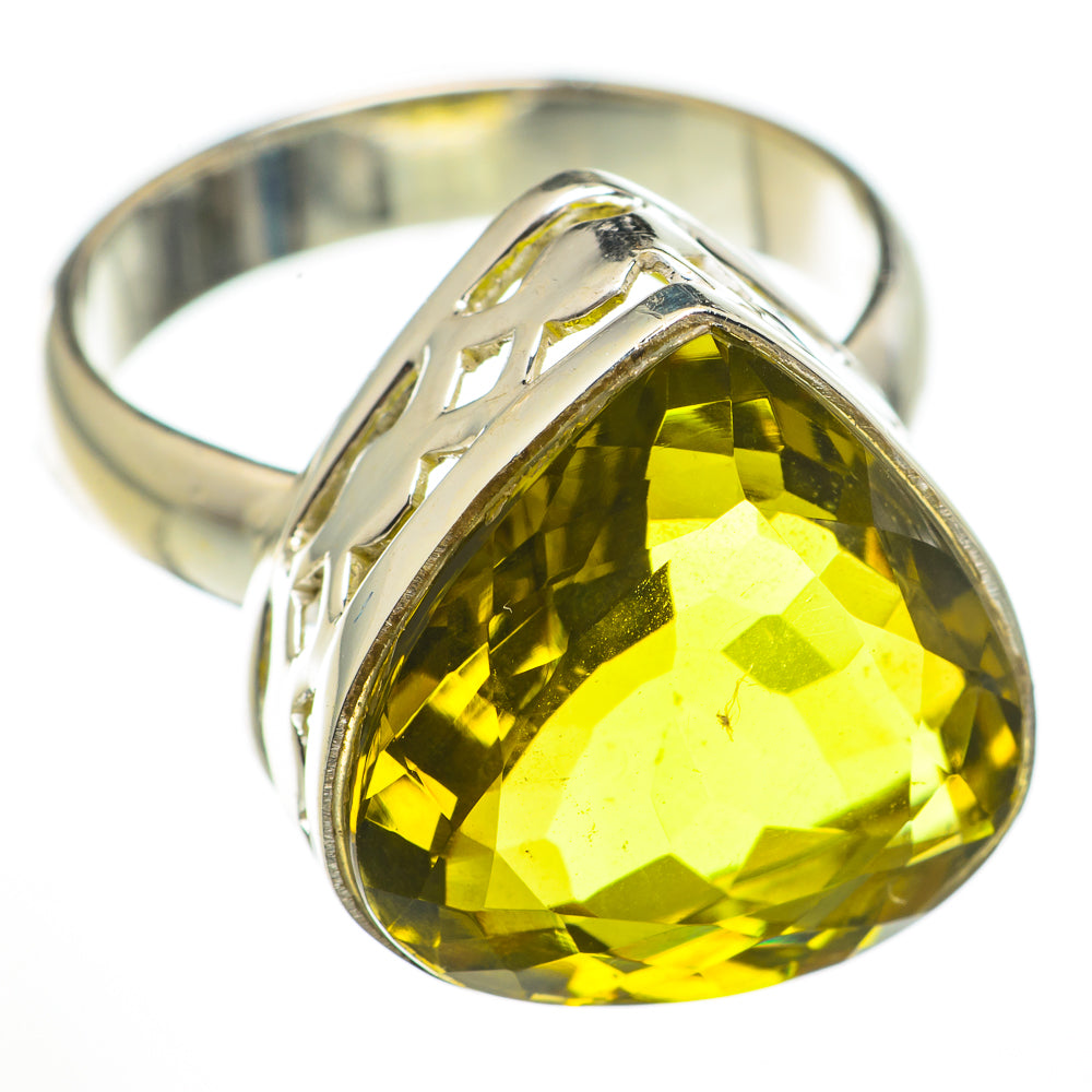 Olive Quartz Rings handcrafted by Ana Silver Co - RING70925